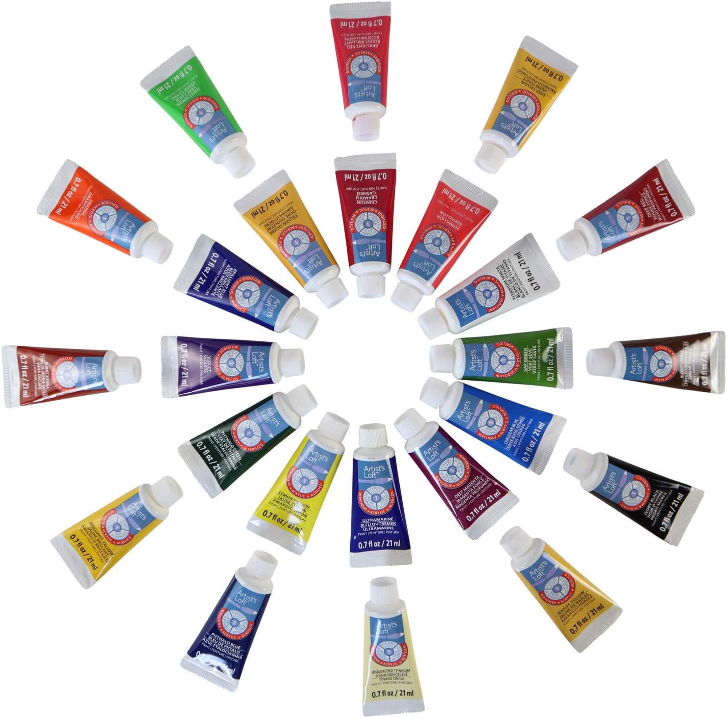 24 Color Acrylic Paint Set