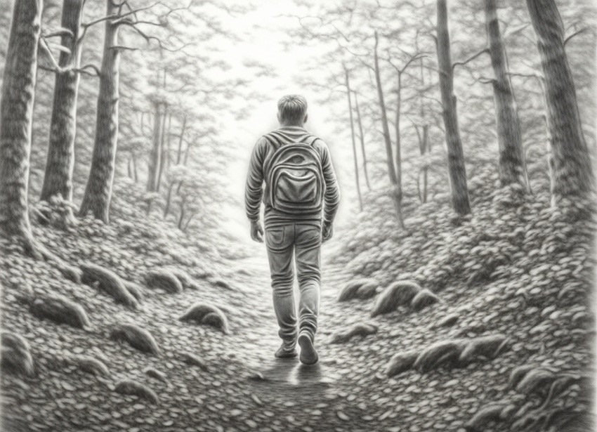 depth effect in painting